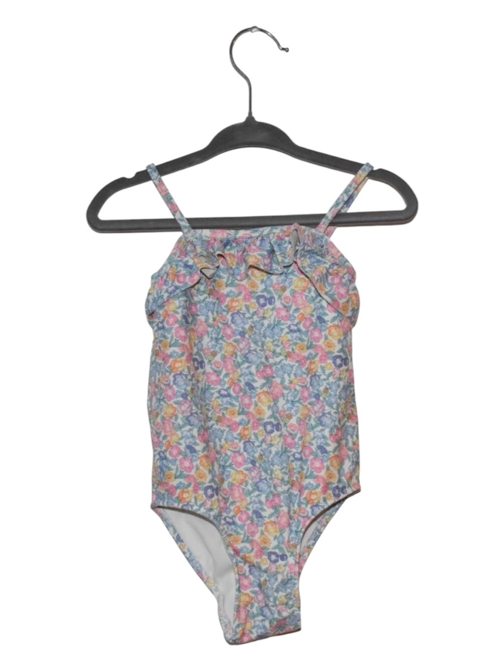 Ralph Lauren Baby Girls Floral Ruffle One Piece Swimsuit Size 9M